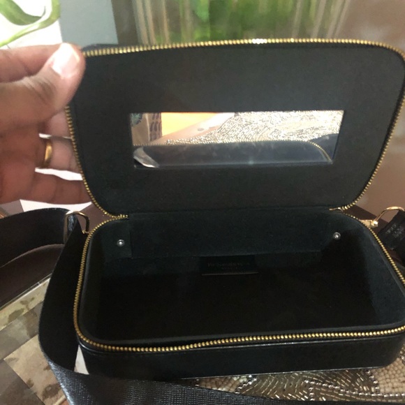 Yves Saint Laurent Beaute Makeup  Cosmetics Hard Case in to crossbody bag - Picture 16 of 17